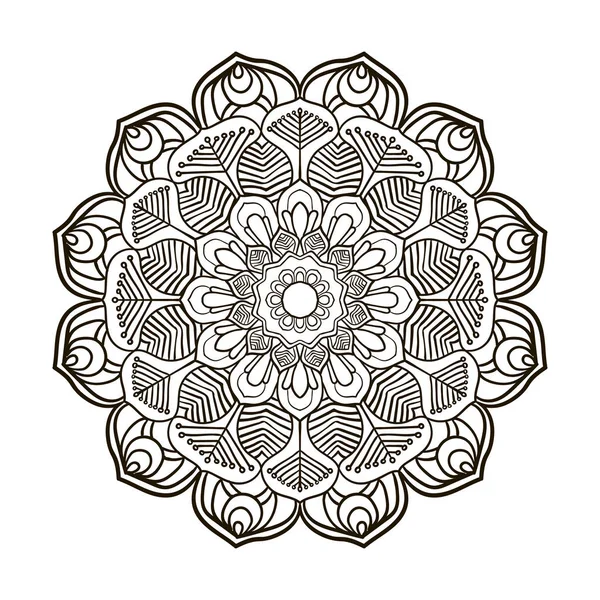 Mandala. Elemento decorativo étnico . —  Vetores de Stock