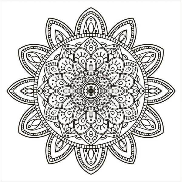 Mandala. Elemento decorativo étnico . —  Vetores de Stock