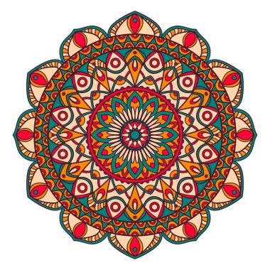 Mandala. Etnik dekoratif öğe.