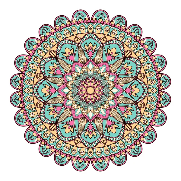 Mandala. Elemento decorativo étnico . — Vector de stock