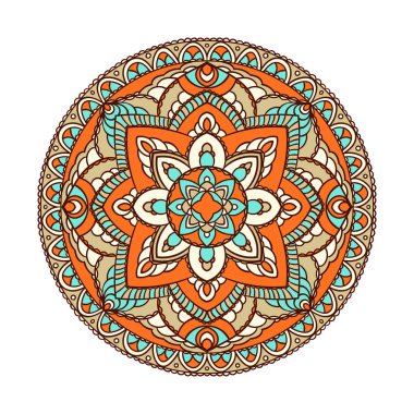 Mandala. Etnik dekoratif öğe.