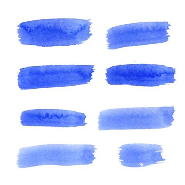 El suluboya brushstroke yeşil çizgili boyalı.