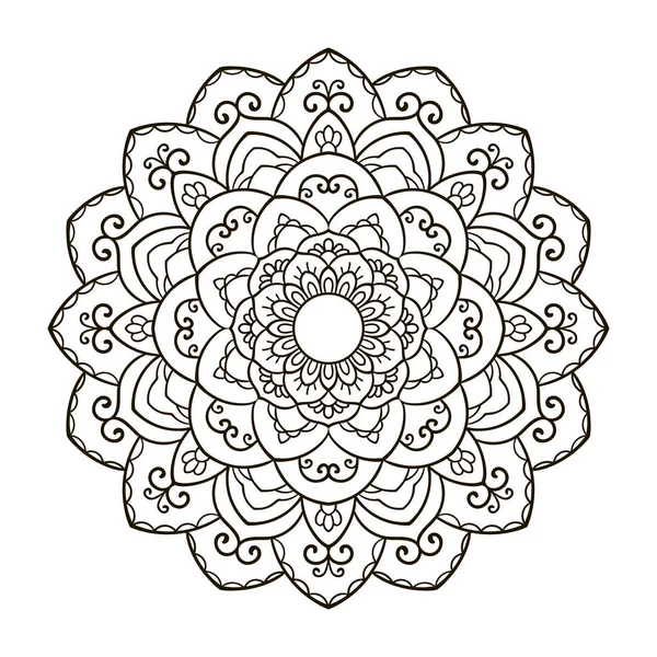 Mandala. Ethnic decorative element. — Stock Vector