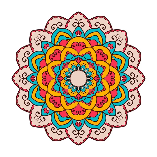 Mandala. Élément décoratif ethnique . — Image vectorielle