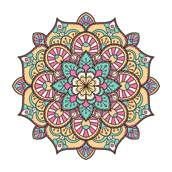 Mandala. Elemento decorativo étnico . — Vector de stock