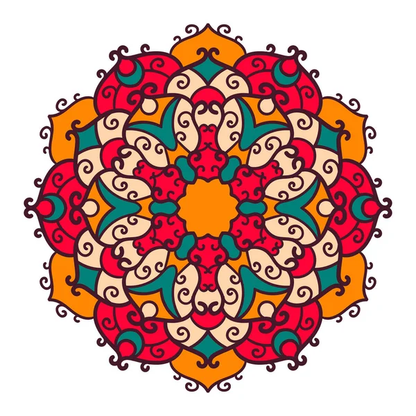Mandala. Etnische decoratief element. — Stockvector