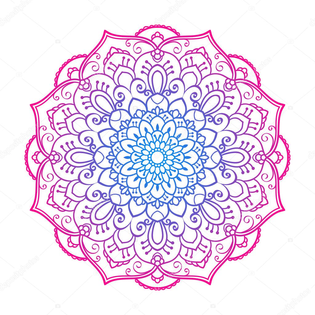 Mandala. Ethnic decorative element.