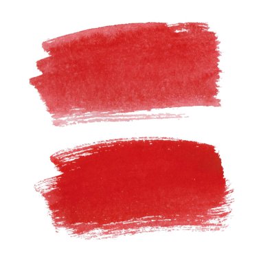 Arka plan boyalı soyut suluboya fırça darbeleri.