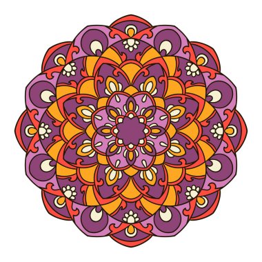 Mandala. Etnik dekoratif öğe.