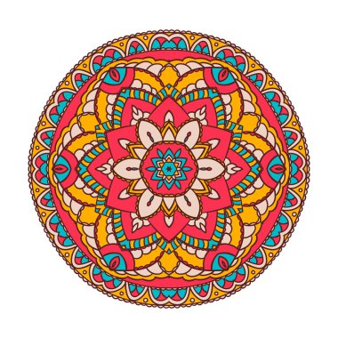 Mandala. Etnik dekoratif öğe.