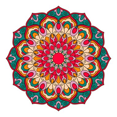 Mandala. Etnik dekoratif öğe.