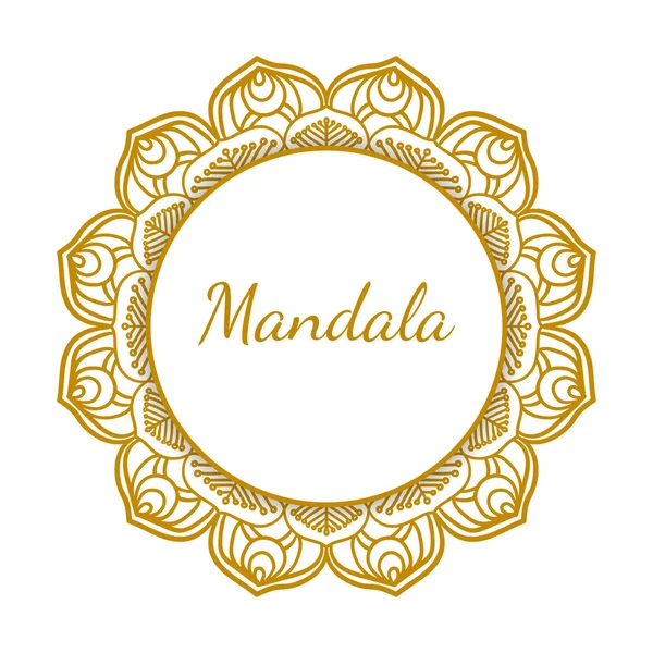 Beyaz arka plan üzerinde izole altın çerçeve vektör.