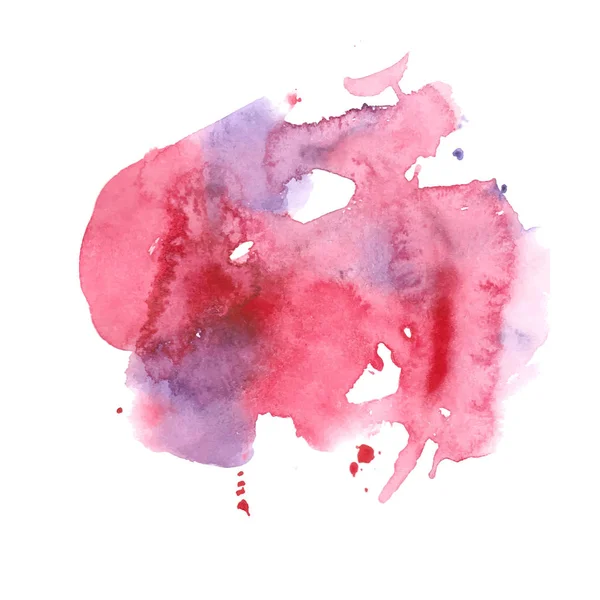 Abstrakte Aquarell Pinselstriche gemalten Hintergrund. — Stockvektor