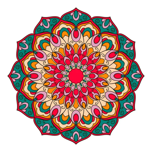 Mandala. Etnik dekoratif öğe.