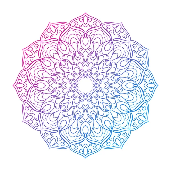 Mandala. Élément décoratif ethnique . — Image vectorielle