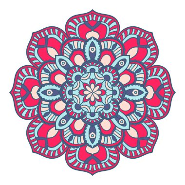 Mandala. Etnik dekoratif öğe.