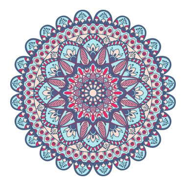 Mandala. Etnik dekoratif öğe.