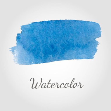 Arka plan boyalı soyut suluboya fırça darbeleri.