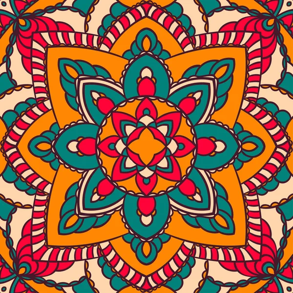 Mandala. Elemento decorativo étnico . — Vetor de Stock
