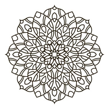 Mandala. Etnik dekoratif öğe.