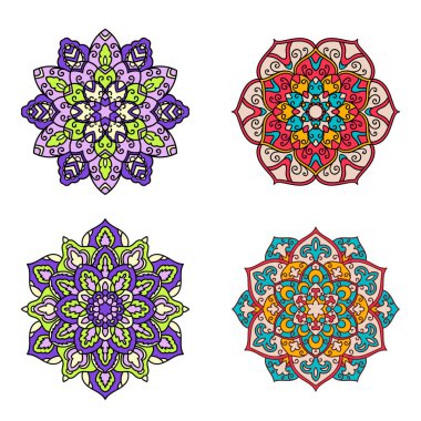 Mandala. Etnik dekoratif öğe.