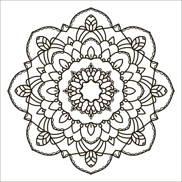 Mandala. Ethnic decorative element. — Stock Vector