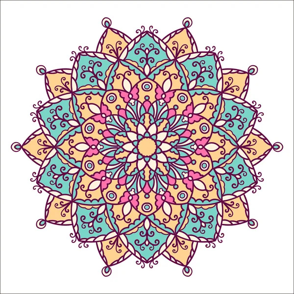 Mandala. Élément décoratif ethnique . — Image vectorielle