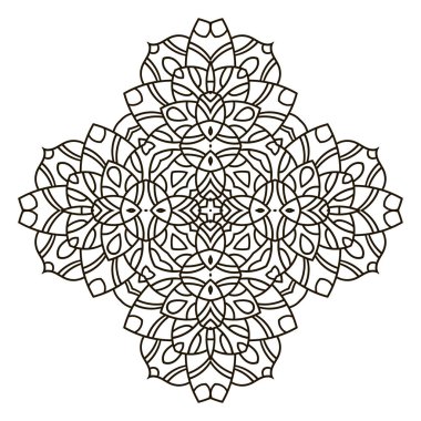 Mandala. Etnik dekoratif öğe.
