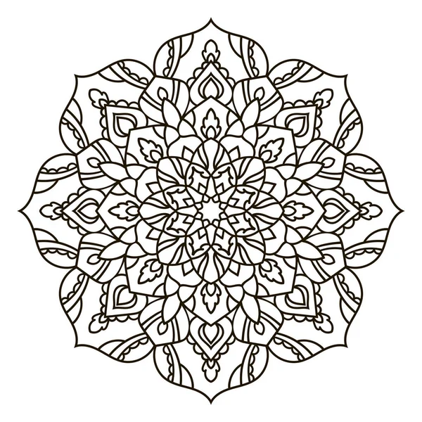 Mandala. Élément décoratif ethnique . — Image vectorielle