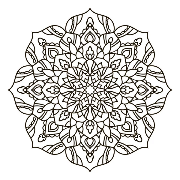 Mandala. Elemento decorativo étnico . — Vector de stock