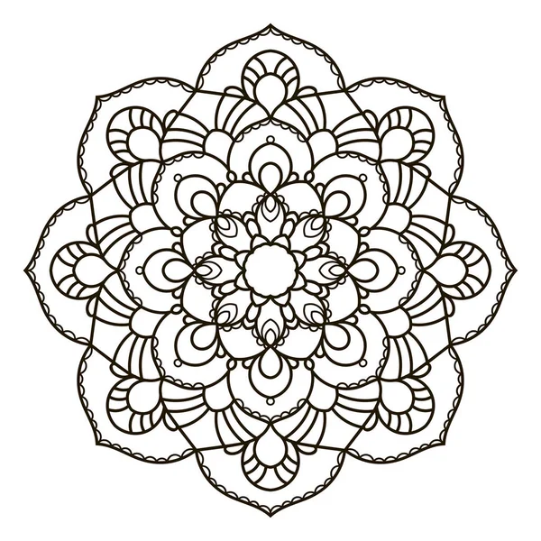 Mandala. ethnisch dekoratives Element. — Stockvektor