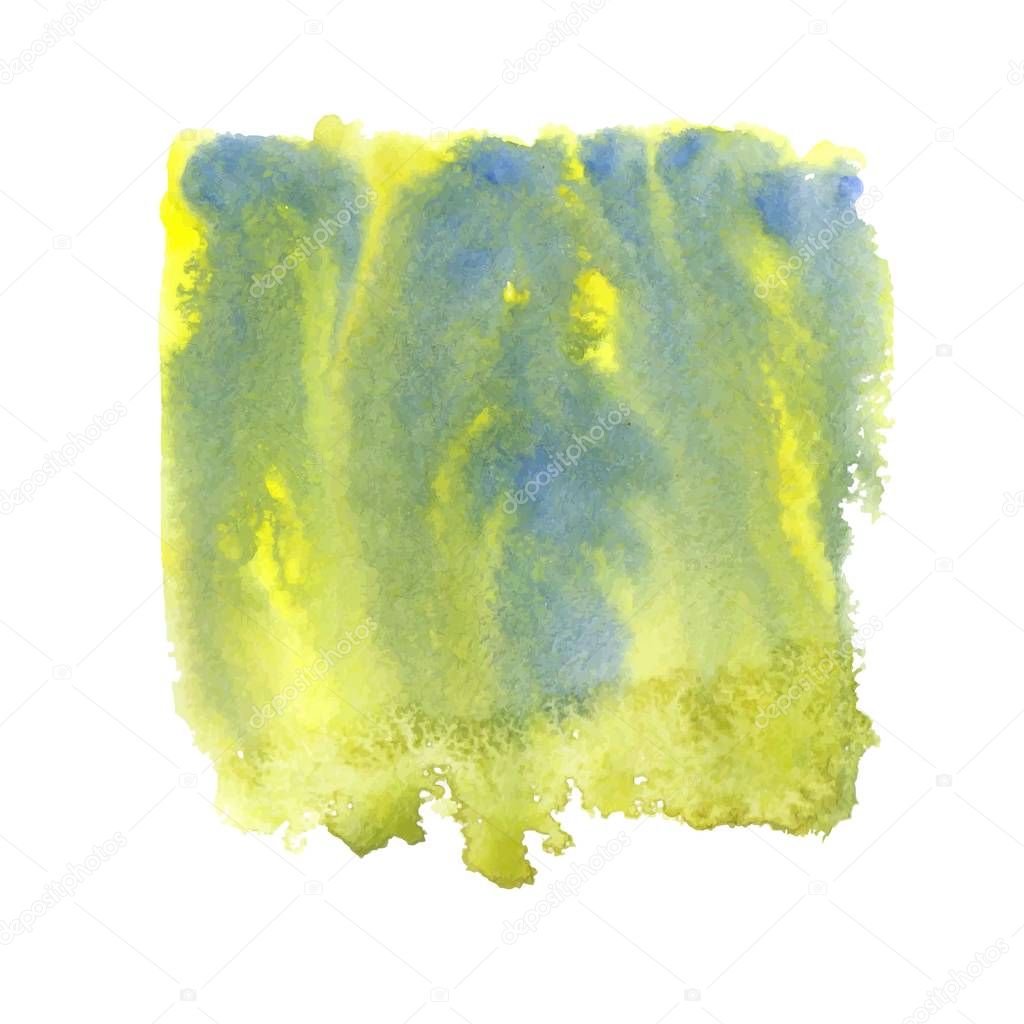 Abstract watercolor brush strokes painted background.