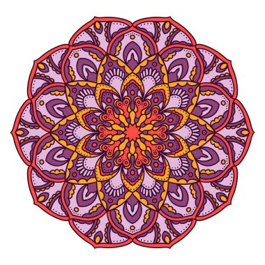 Mandala. Etnik dekoratif öğe.