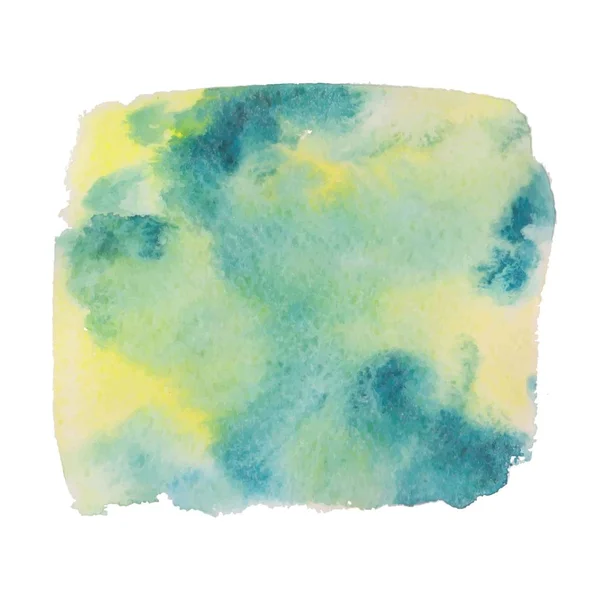 Colorido aquarela mão desenhado papel textura rasgado splatter banner. Pincel molhado pintado borrões ans traços ilustração vetor abstrato . — Vetor de Stock
