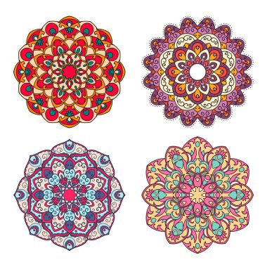 Mandala. Etnik dekoratif öğe.
