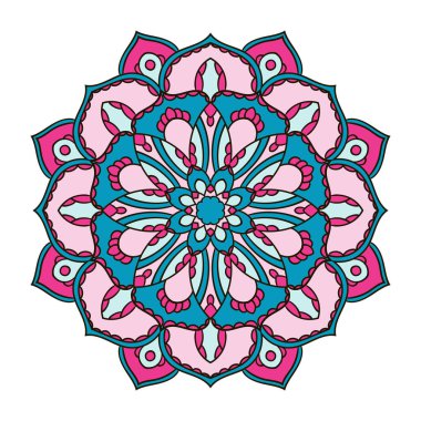 Mandala. Etnik dekoratif öğe.