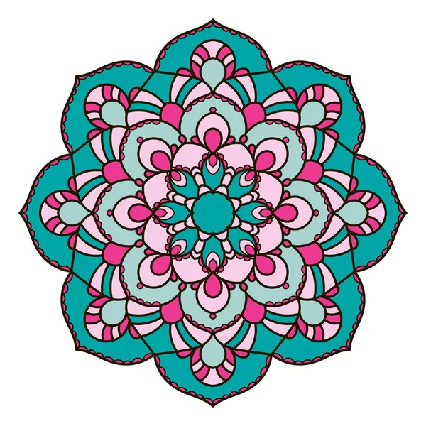 Mandala. Elemento decorativo étnico . — Vector de stock