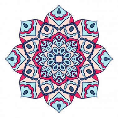Mandala. Etnik dekoratif öğe.