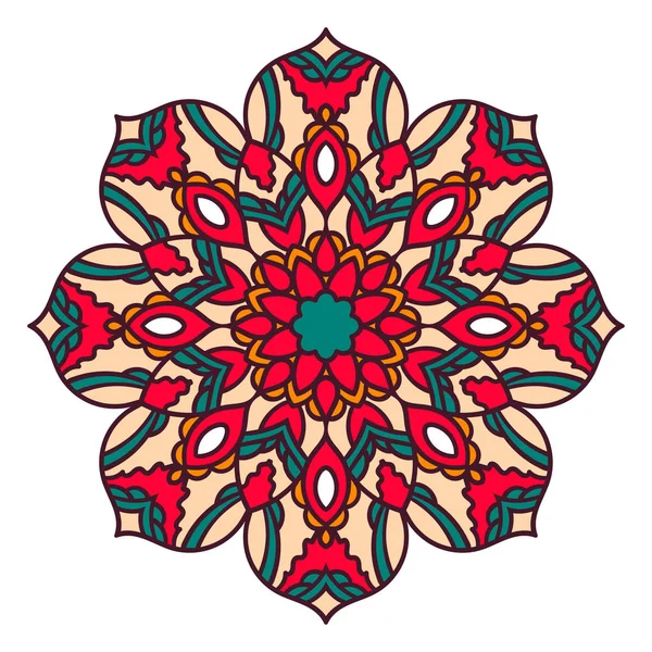 Mandala. Etnische decoratief element. — Stockvector