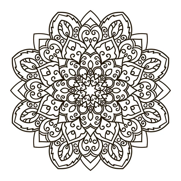 Mandala. Elemento decorativo étnico . —  Vetores de Stock