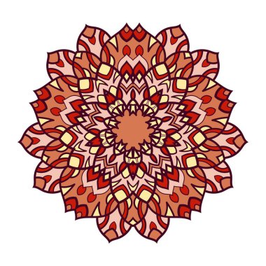 Mandala. Etnik dekoratif öğe.