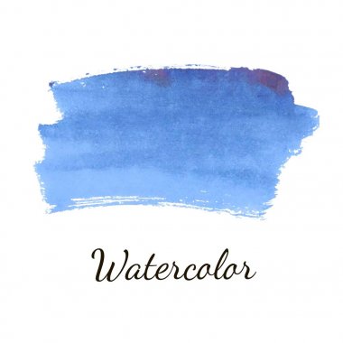 Arka plan boyalı soyut suluboya fırça darbeleri.