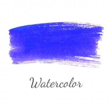 Arka plan boyalı soyut suluboya fırça darbeleri.