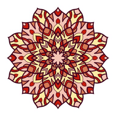 Mandala. Etnik dekoratif öğe.