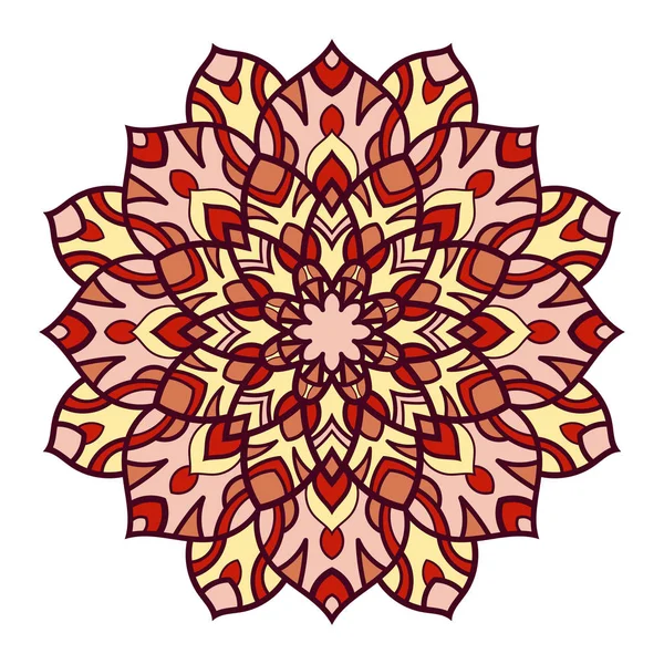 Mandala. Elemento decorativo étnico . — Vector de stock