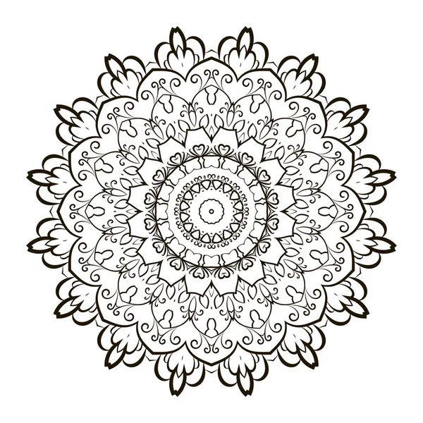 Mandala. Elemento decorativo étnico . —  Vetores de Stock