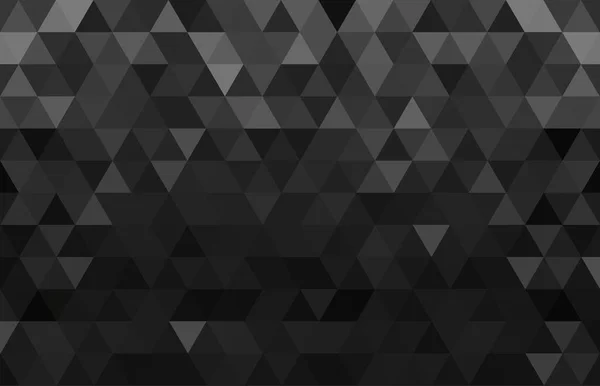 Абстрактна Геометрія Трикутника Чорно Сірий Фон Вектор — стоковий вектор