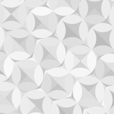 soyut geometrik daire beyaz ve gri şablon arkaplan vektörü .