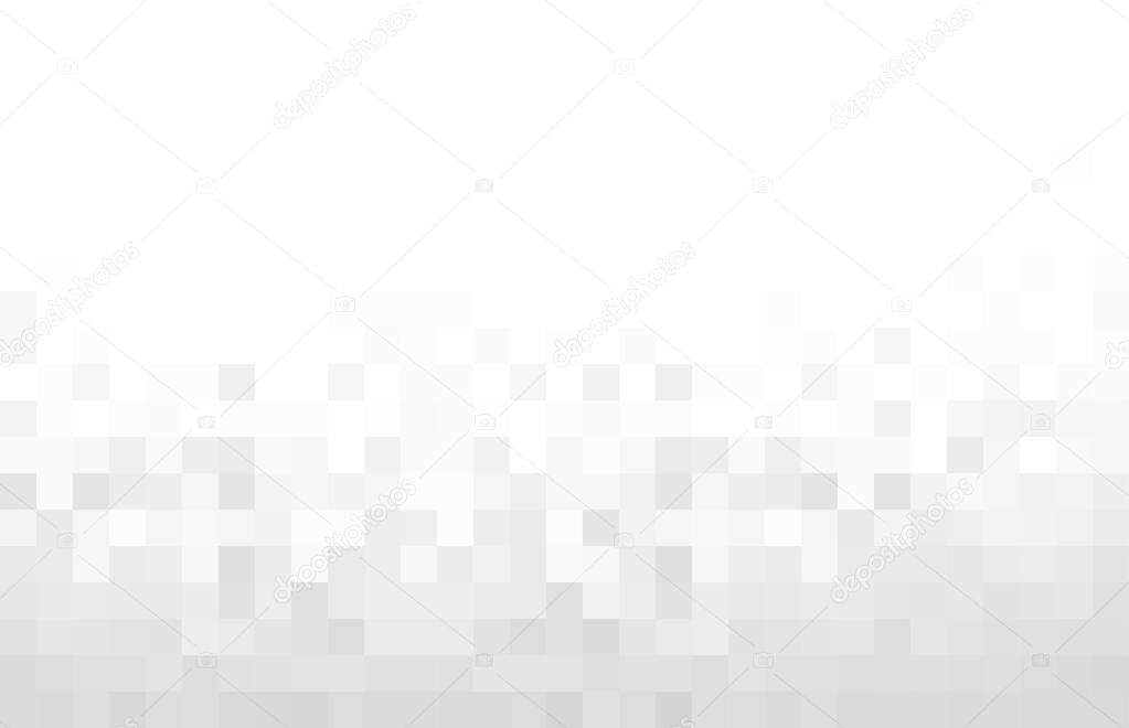 geometry abstract square white and gray background vector.