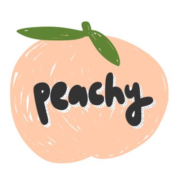 Harikayım. Çizgi film harfleriyle çizilmiş vektör el çizimi. 